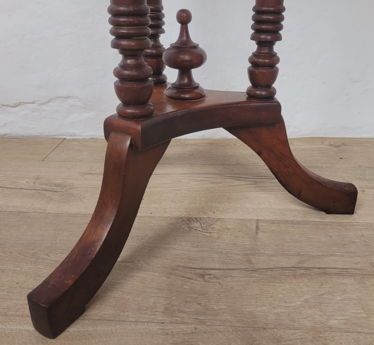 Victorian Octagonal Occasional Table Tripod English Mahogany Postage Available