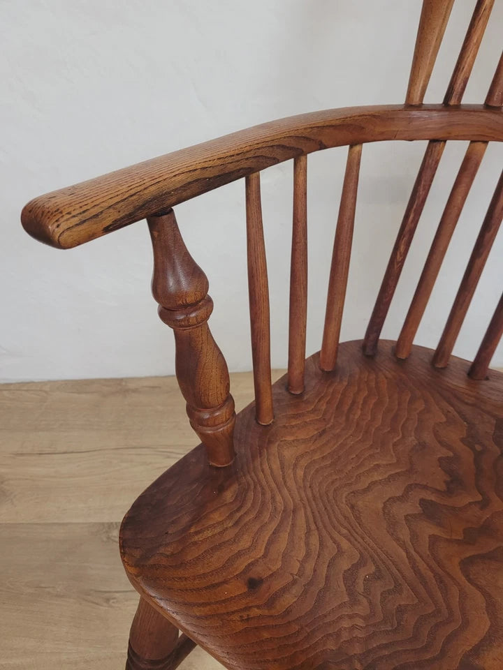 Windsor Armchair Victorian Yorkshire Ash & Elm HighBack 19thC Delivery Available