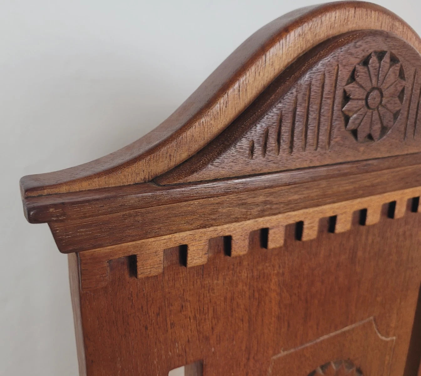 Victorian Hall Chair Chapel Carved 19thC Antique English Postage Available