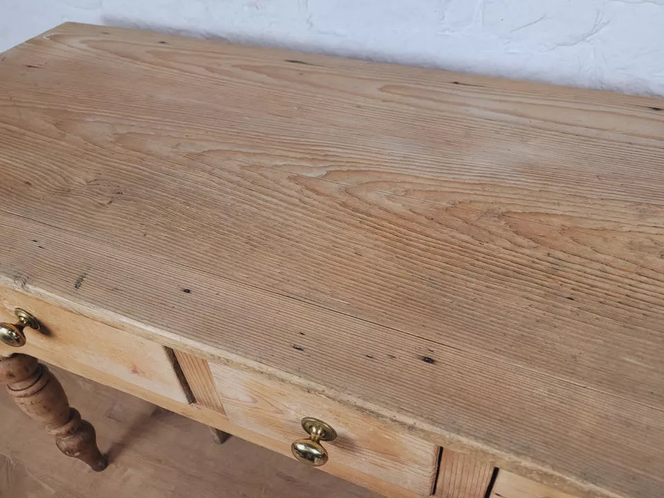 Victorian Side Table Bench Kitchen Pine Farmhouse Antique Delivery Available