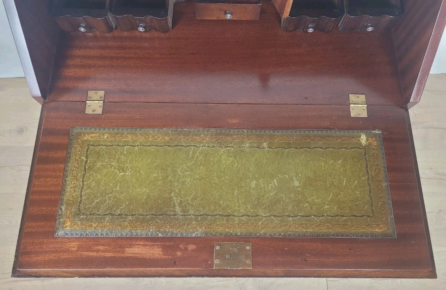 Edwardian Writing Bureau Desk Key & Lock Inlaid Antique 1910 Delivery Available