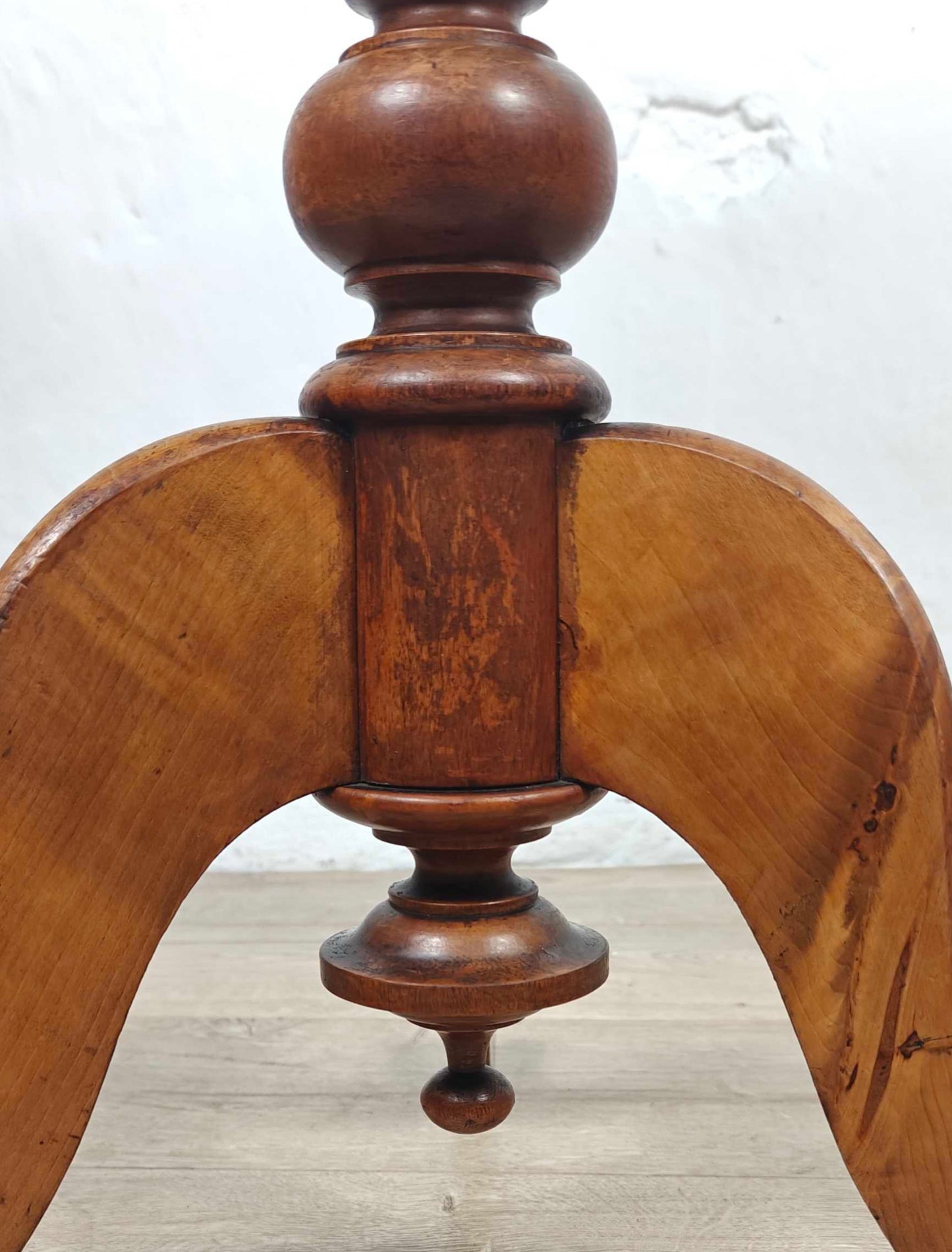 Victorian Tripod Side Table English Antique Mahogany Round Postage Available