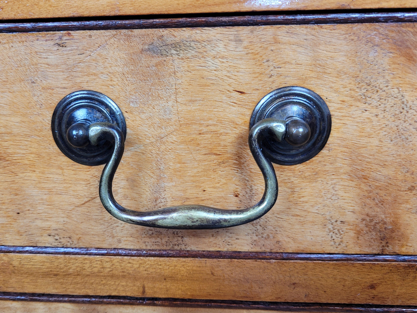 Vintage Chest Of Drawers 1950s Antique Style Drop Handles Postage Available
