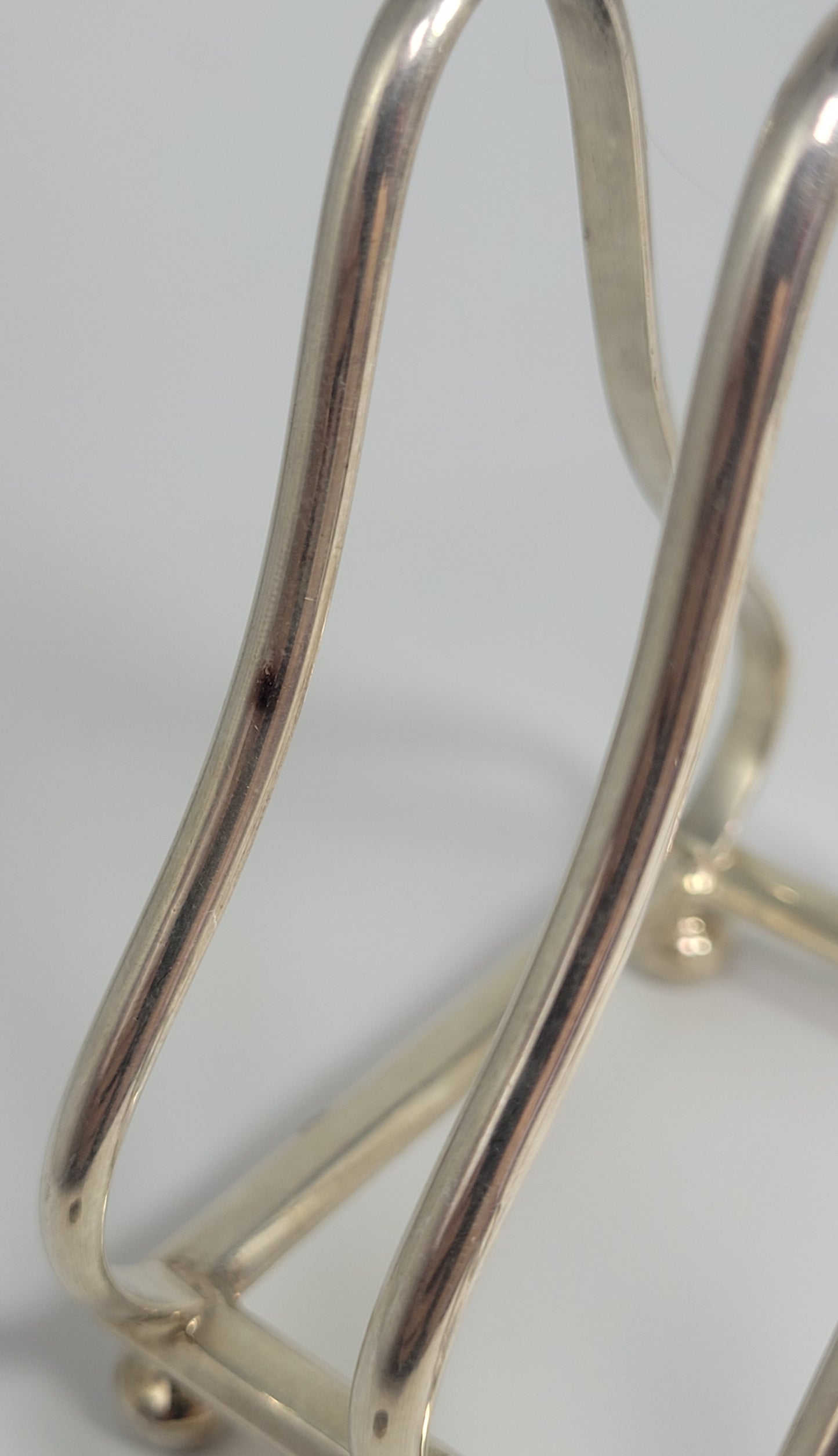 Sheffield Silver Toast Rack Hallmarked English Edwardian 1900 Tableware Postage Available