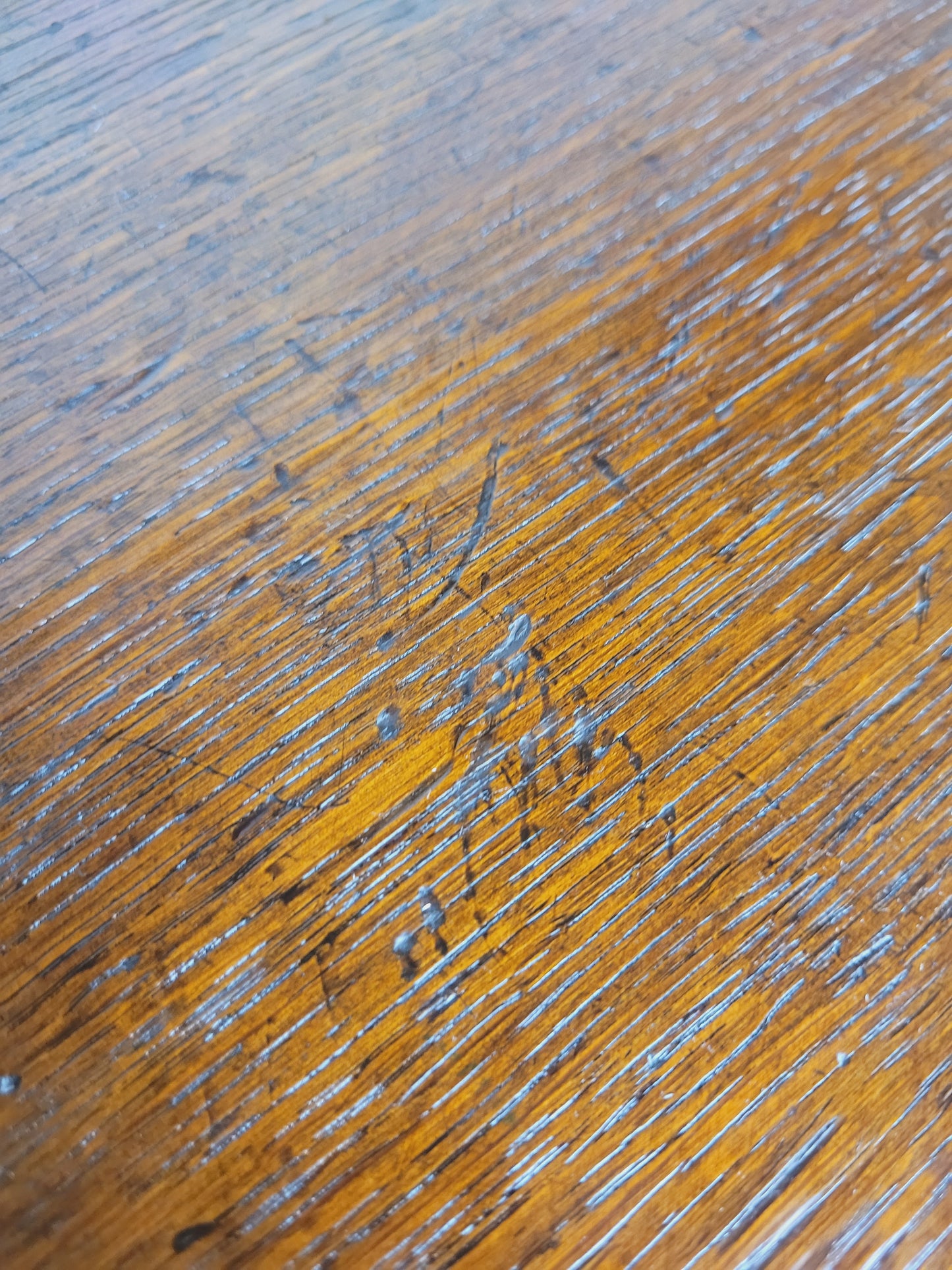 Georgian Writing Bureau Desk 18thC Oak Drop Handles Antique Delivery Available