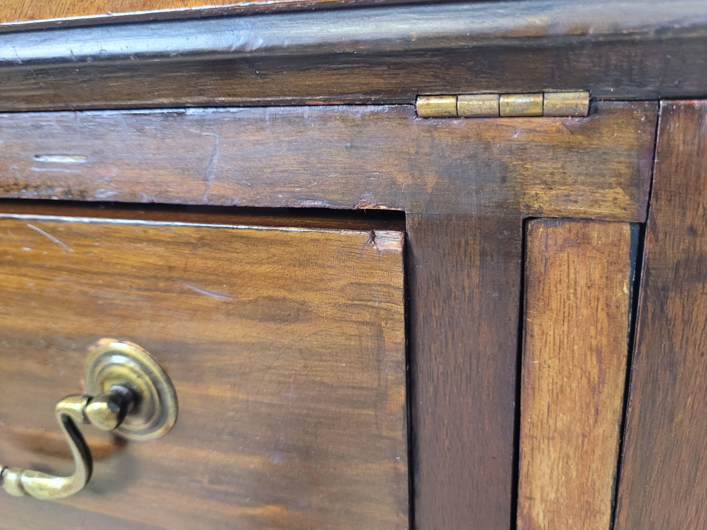 Edwardian Writing Bureau Desk Claw and Ball Feet Key Lockable Delivery Available