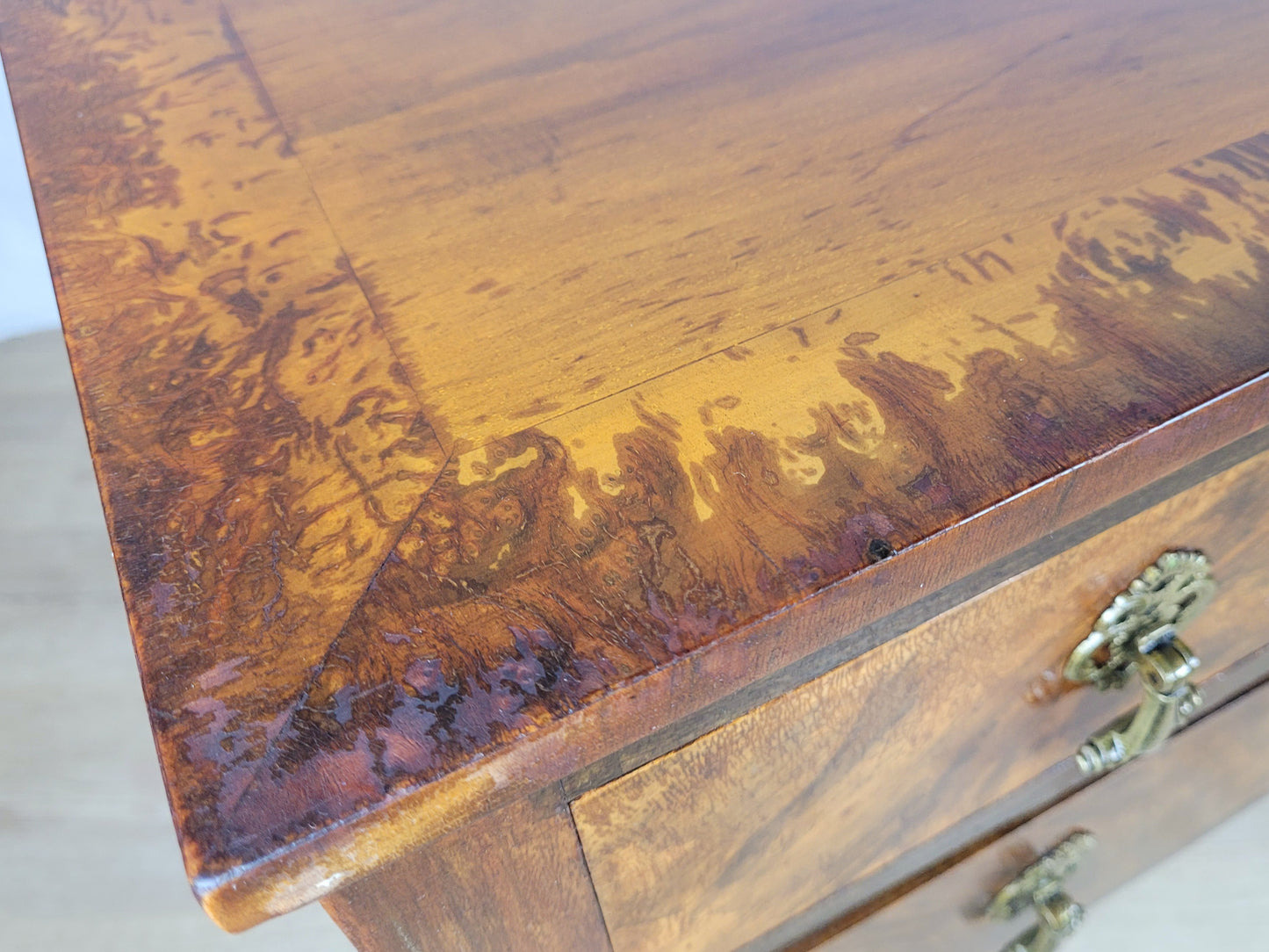 Ladies Writing Desk Vintage Mahogany Cabriole Shell Knee 1950 Delivery Available