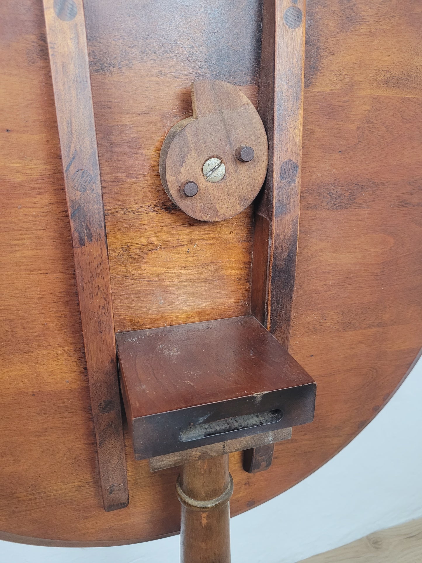 English Tripod Occasional Table Tilt Top Vintage Mid Century Postage Available