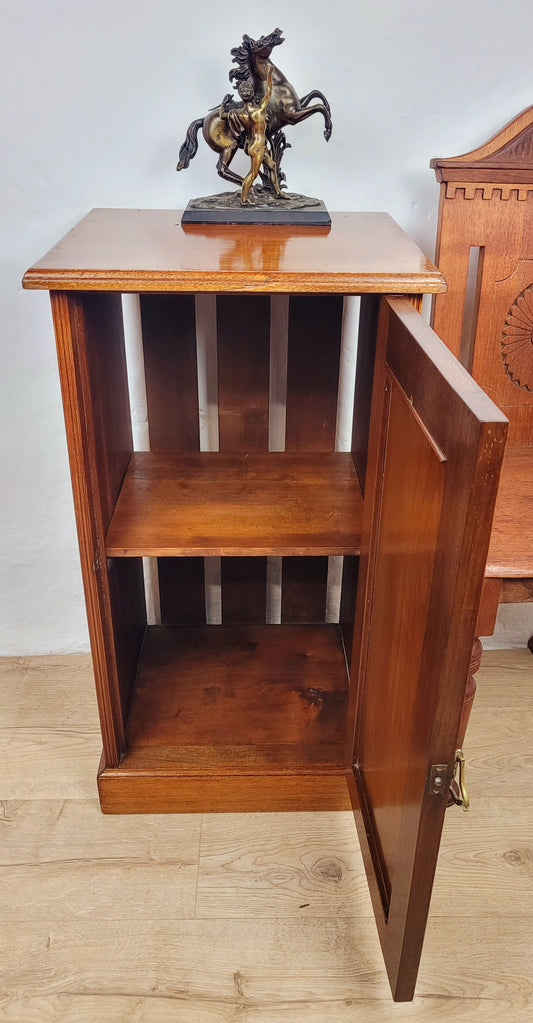 Walnut Bedside Cabinet Vintage Mid 20th Century Postage Available