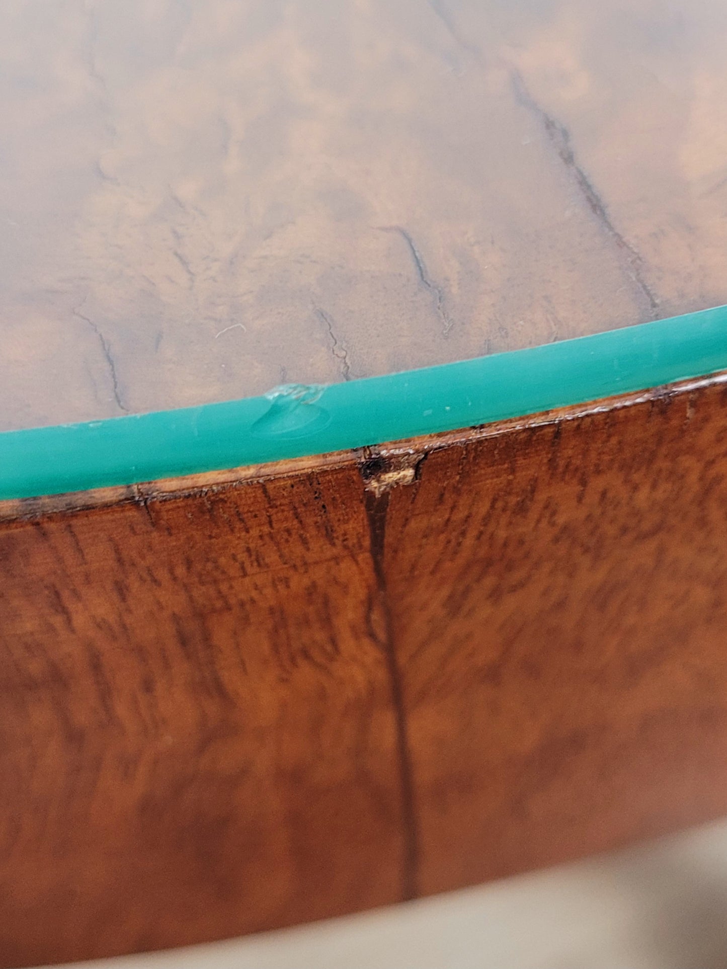 Walnut Circular Coffee Table Claw and Ball Vintage 1940s Postage Available