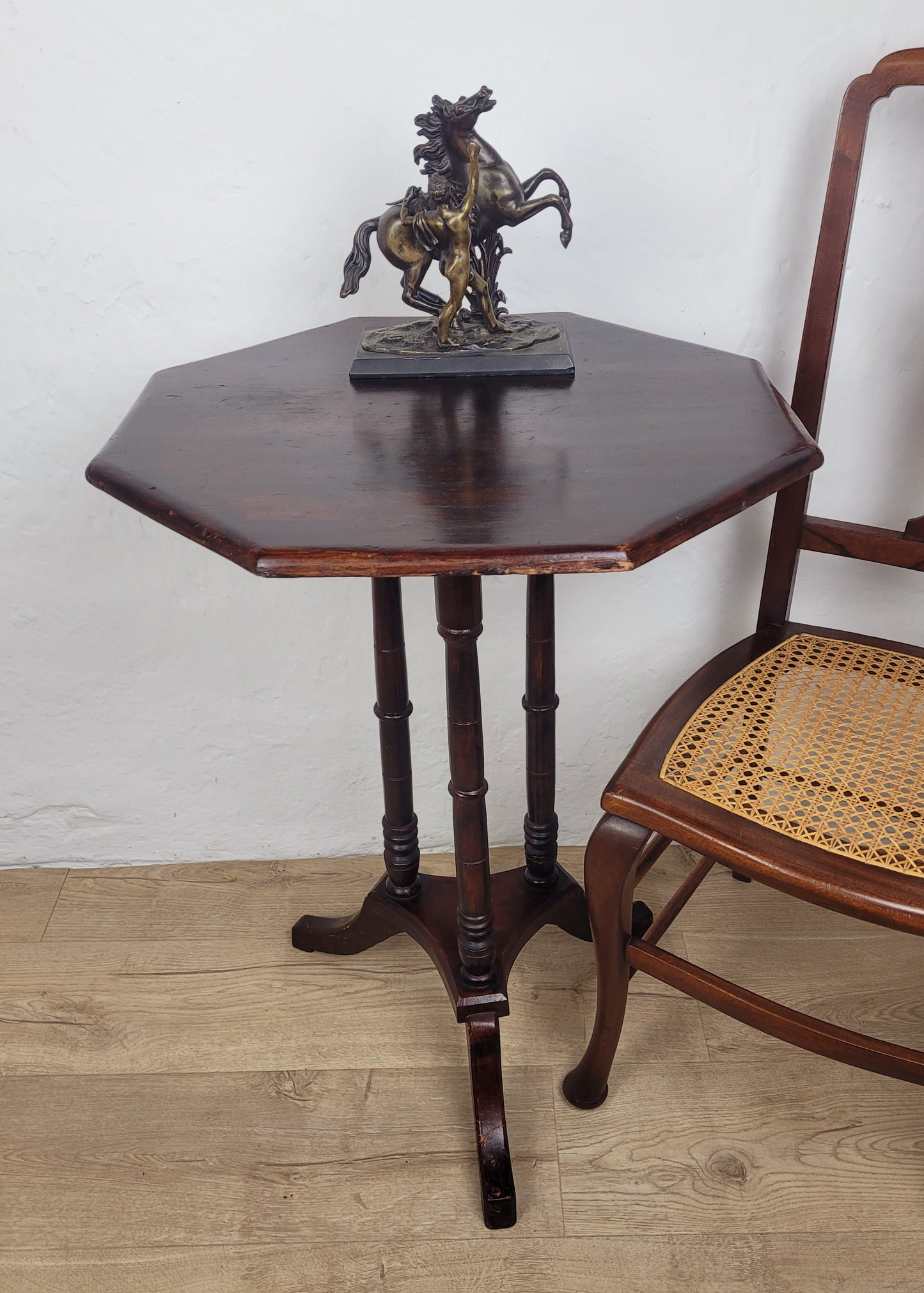 Victorian Occasional Table Tilt-top Tripod Octagonal English Postage Available