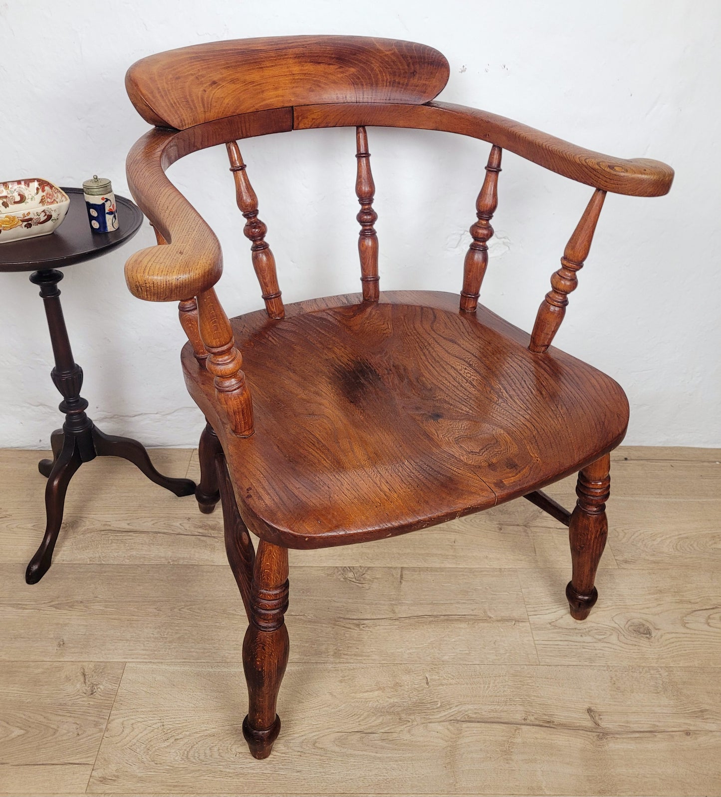 Smokers Bow Armchair Victorian Country Farmhouse Ash & Elm Delivery Available