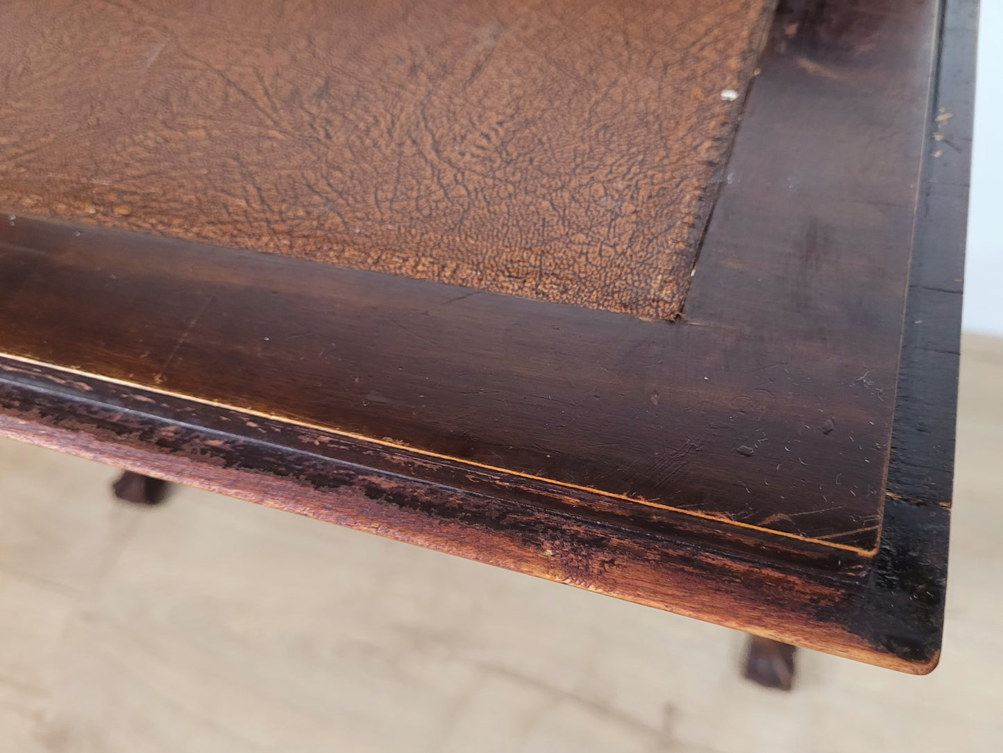 Edwardian Writing Bureau Desk Claw and Ball Feet Key Lockable Delivery Available