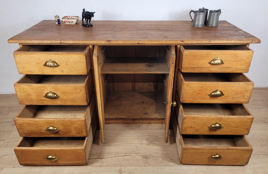 Victorian Sideboard Cupboard Pine With Drawers Rustic Country Delivery Available