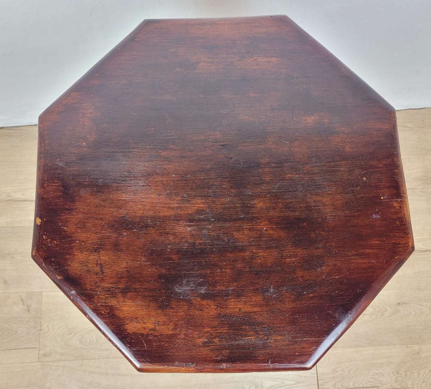 Victorian Occasional Table Tilt-top Tripod Octagonal English Postage Available
