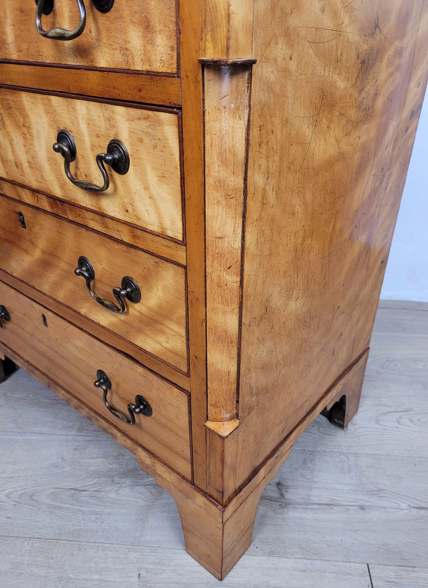 Vintage Chest Of Drawers 1950s Antique Style Drop Handles Postage Available
