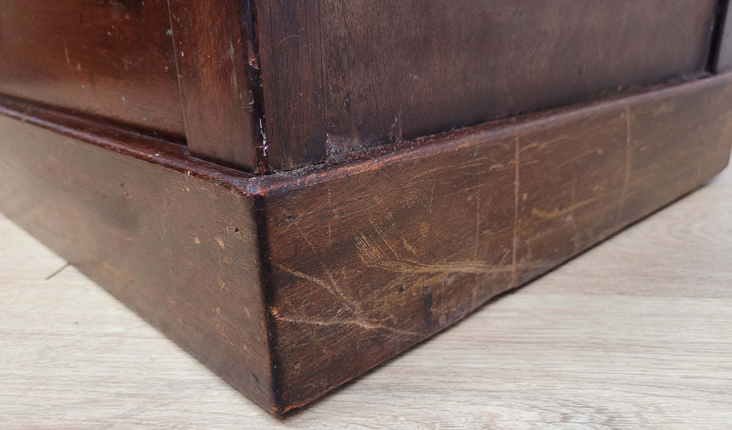 Dentist Collector Cabinet Vintage English Marble 17 Drawers Delivery Available