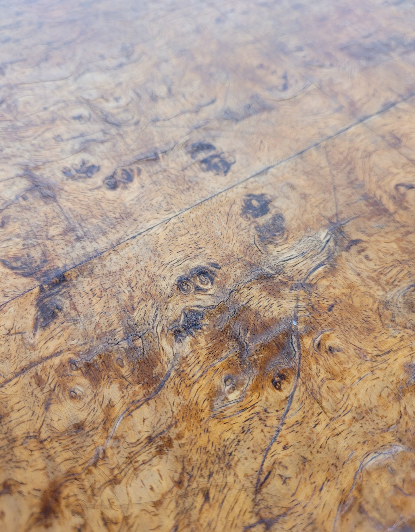 Walnut Coffee Side Table Circular Scalloped Cabriole Carved Postage Available