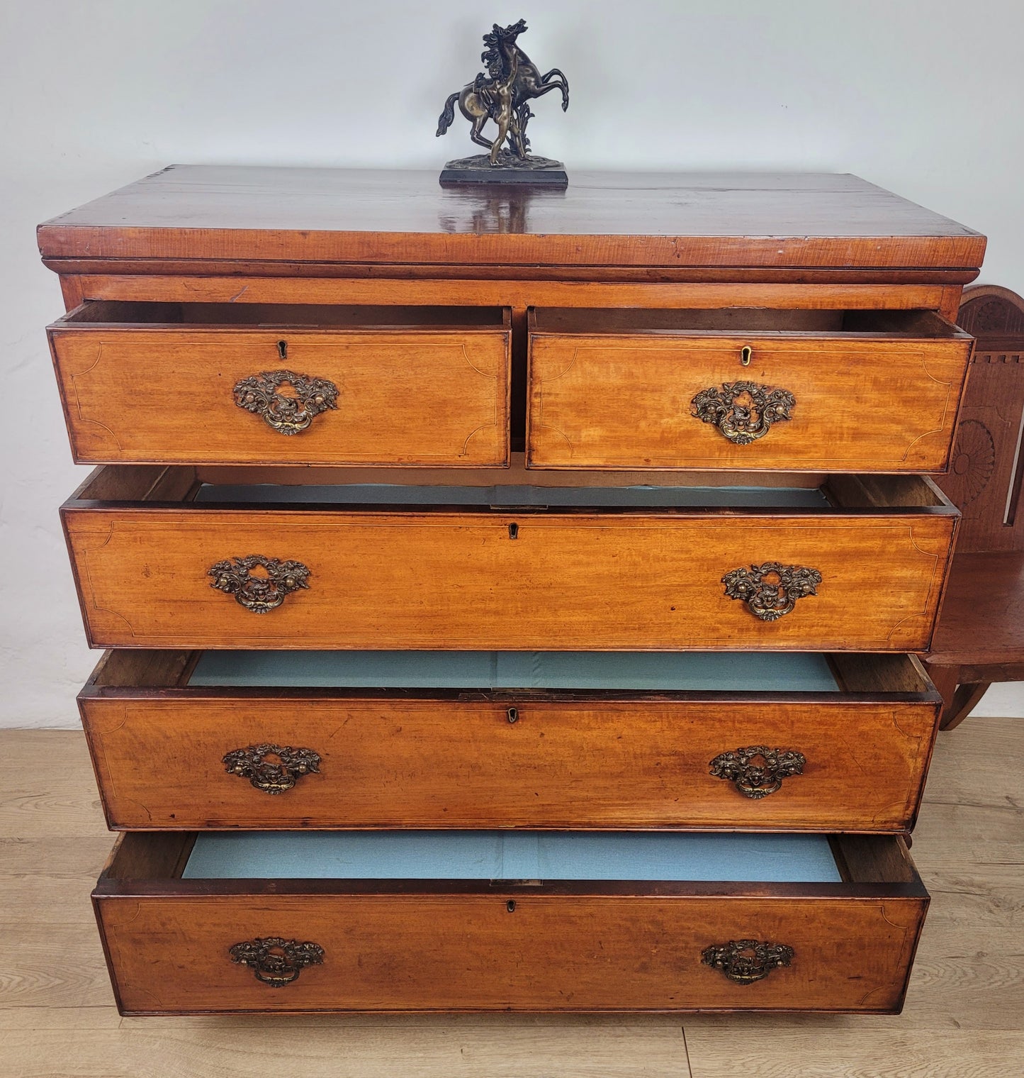 Regency Chest of Drawers 1800s Two Over Three Chest English Delivery Available
