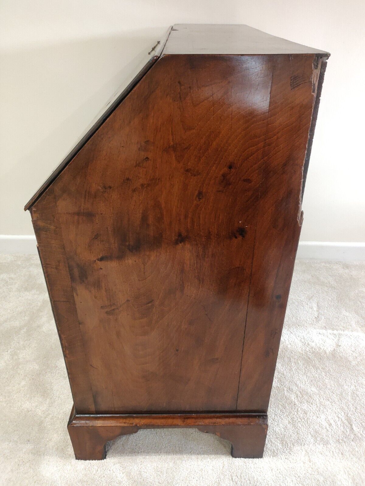 Walnut Writing Bureau George I Featherbanded Antique Delivery Available