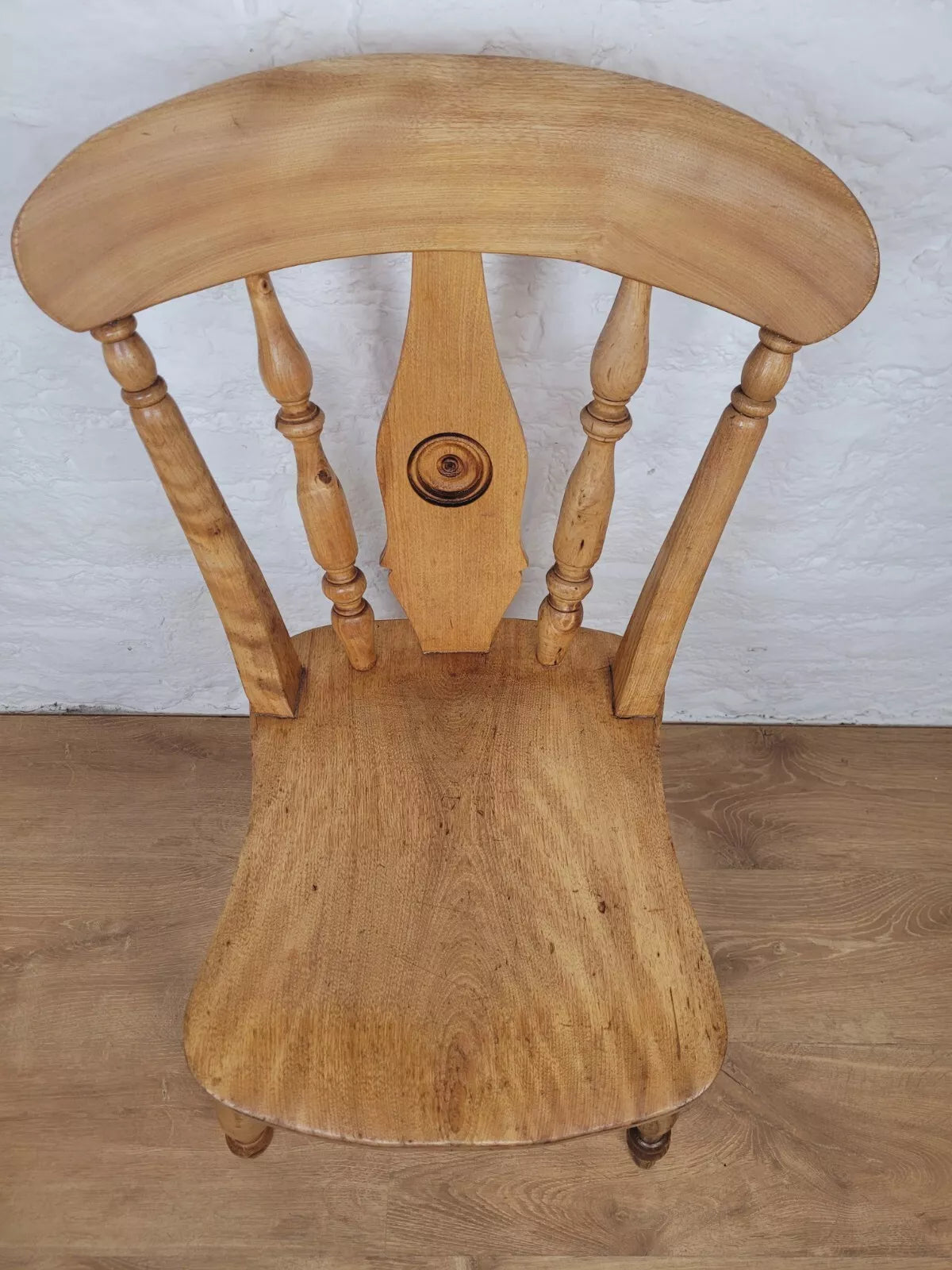 Kitchen Chair Bulls-eye Back Farmhouse Oak Country Postage Available