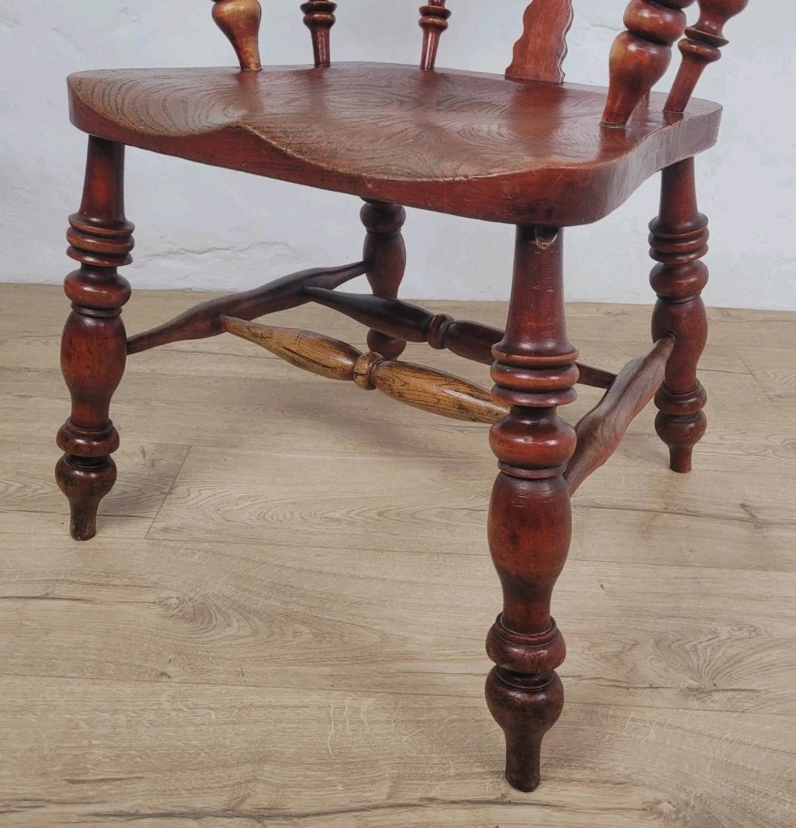 Victorian Windsor Armchair High Back 19th Century Farmhouse Delivery Available