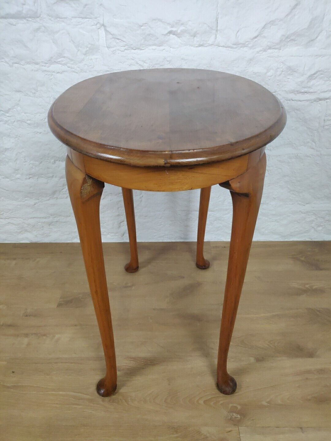 Oval Side Table Oak Queen Anne Window Table Antique Postage Available