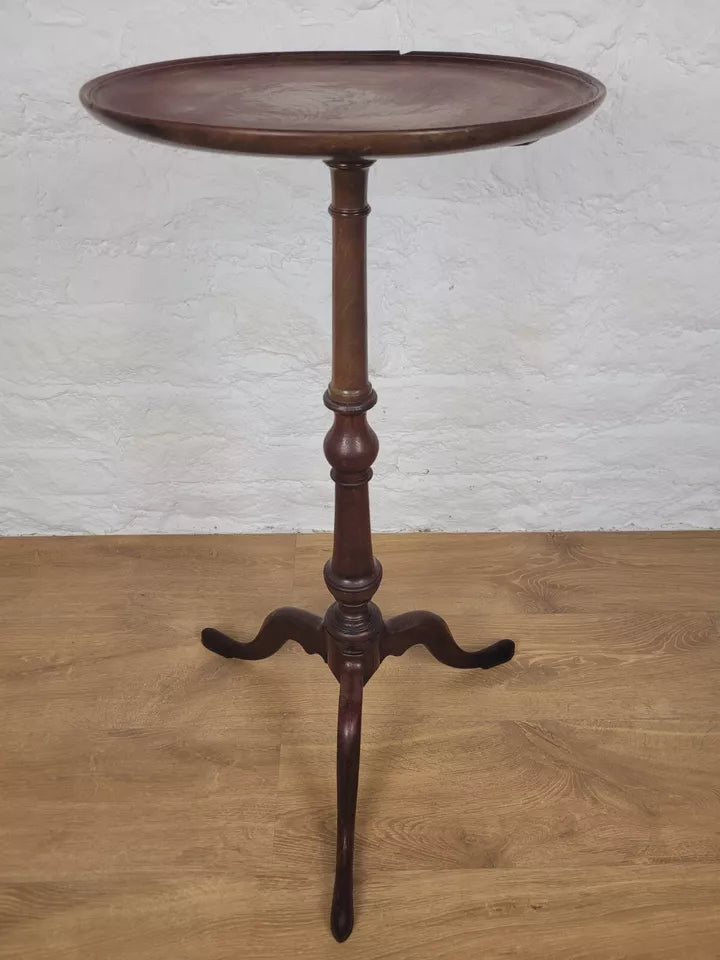 Edwardian Tripod Wine Table C1910 English Mahogany Postage Available