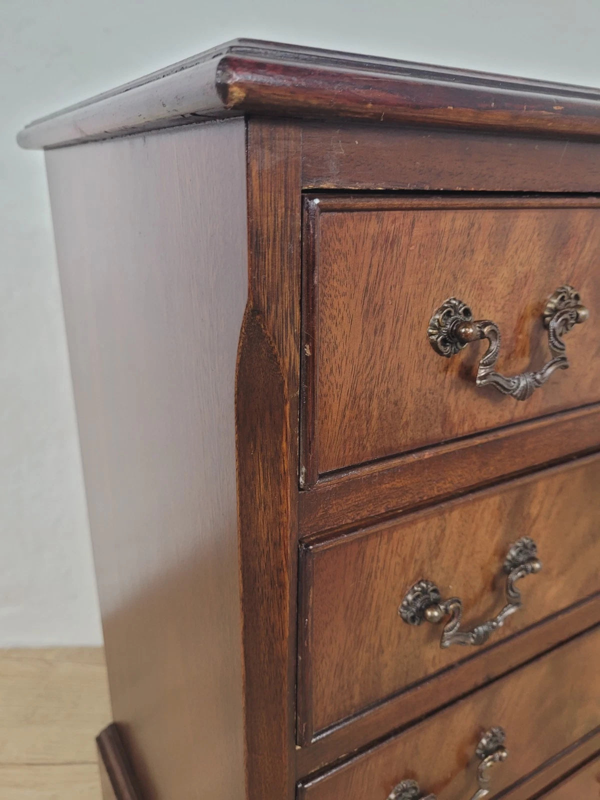 Chest Of Drawers Mahogany Antique Style Drop Handles Vintage Postage Available