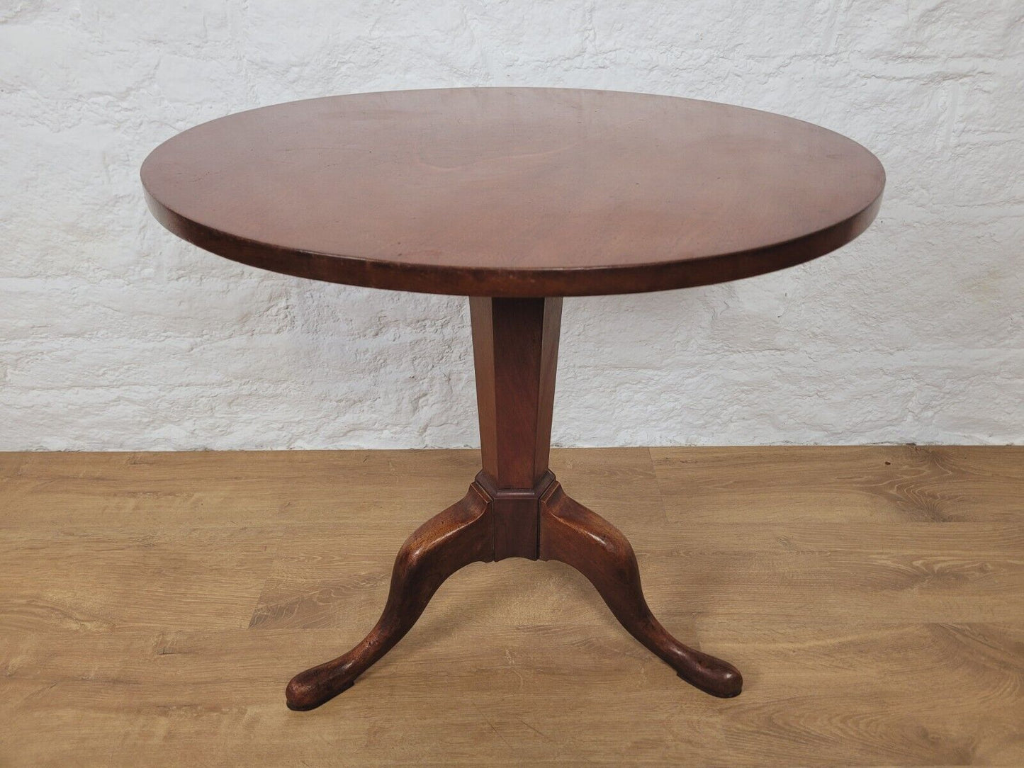 Pedestal Table Mahogany Circular 19th Century Postage Available