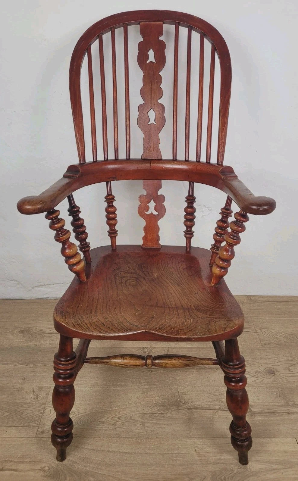 Victorian Windsor Armchair High Back 19th Century Farmhouse Delivery Available