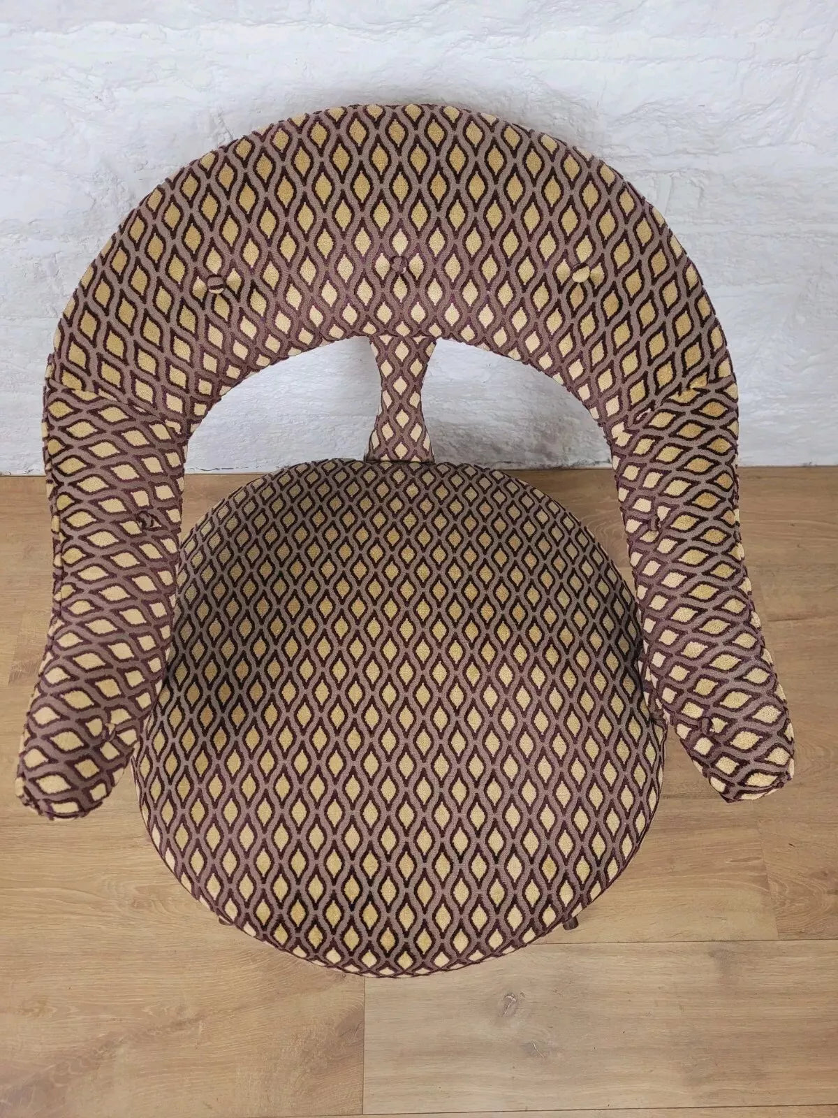 Victorian Tub Armchair Castors Upholstered Button Back Delivery Available