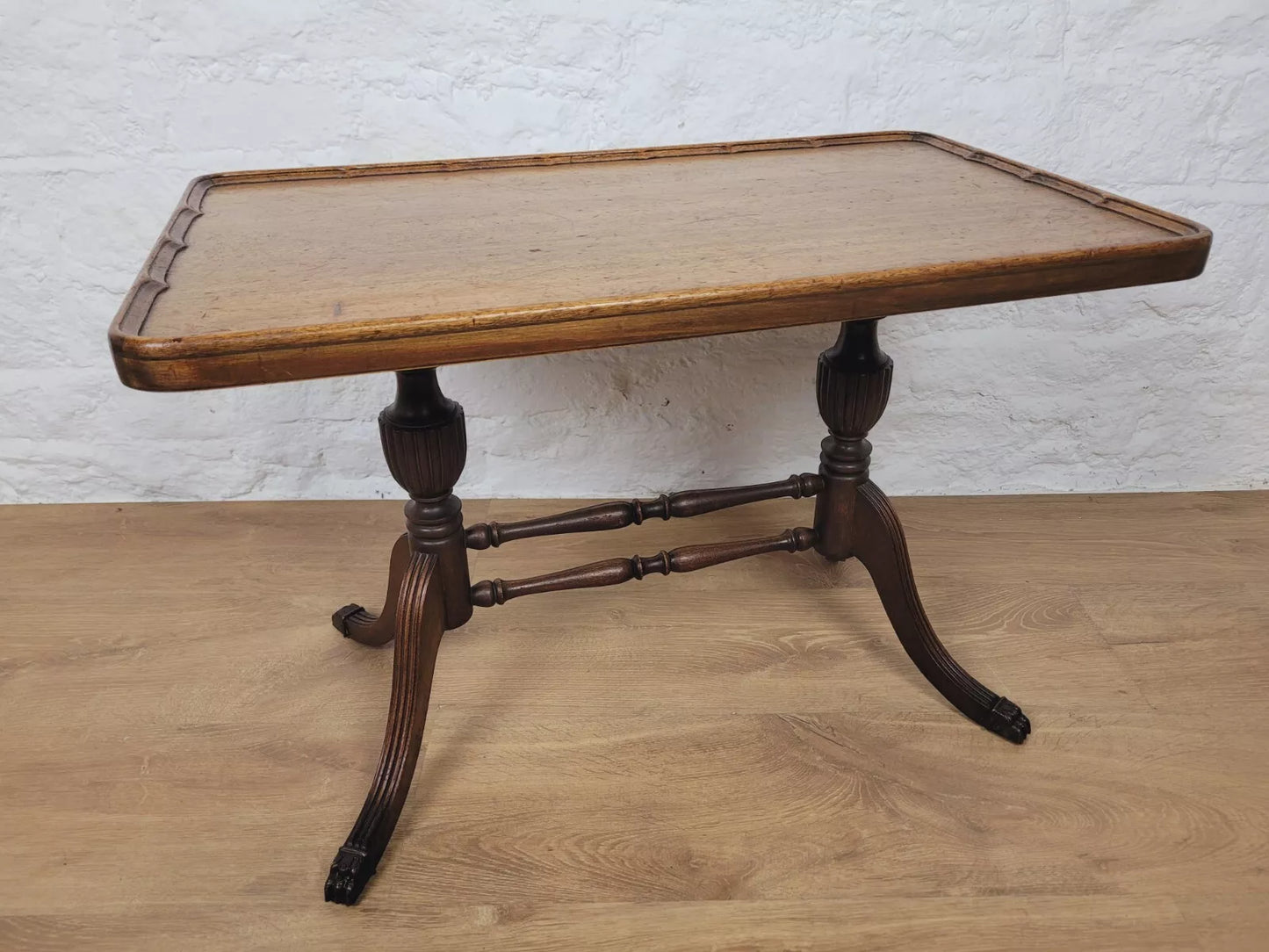 Oak Occasional Coffee Table Vintage Figured Postage Available