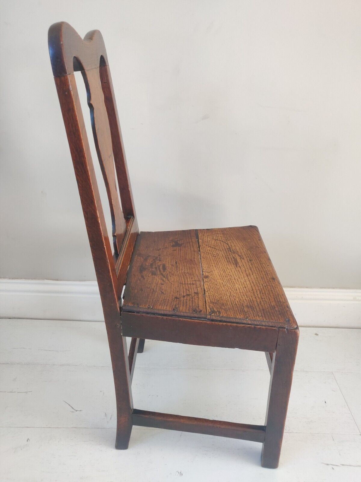 Hall Chair Oak Country 1900s Splatback Farmhouse Antique Postage Available