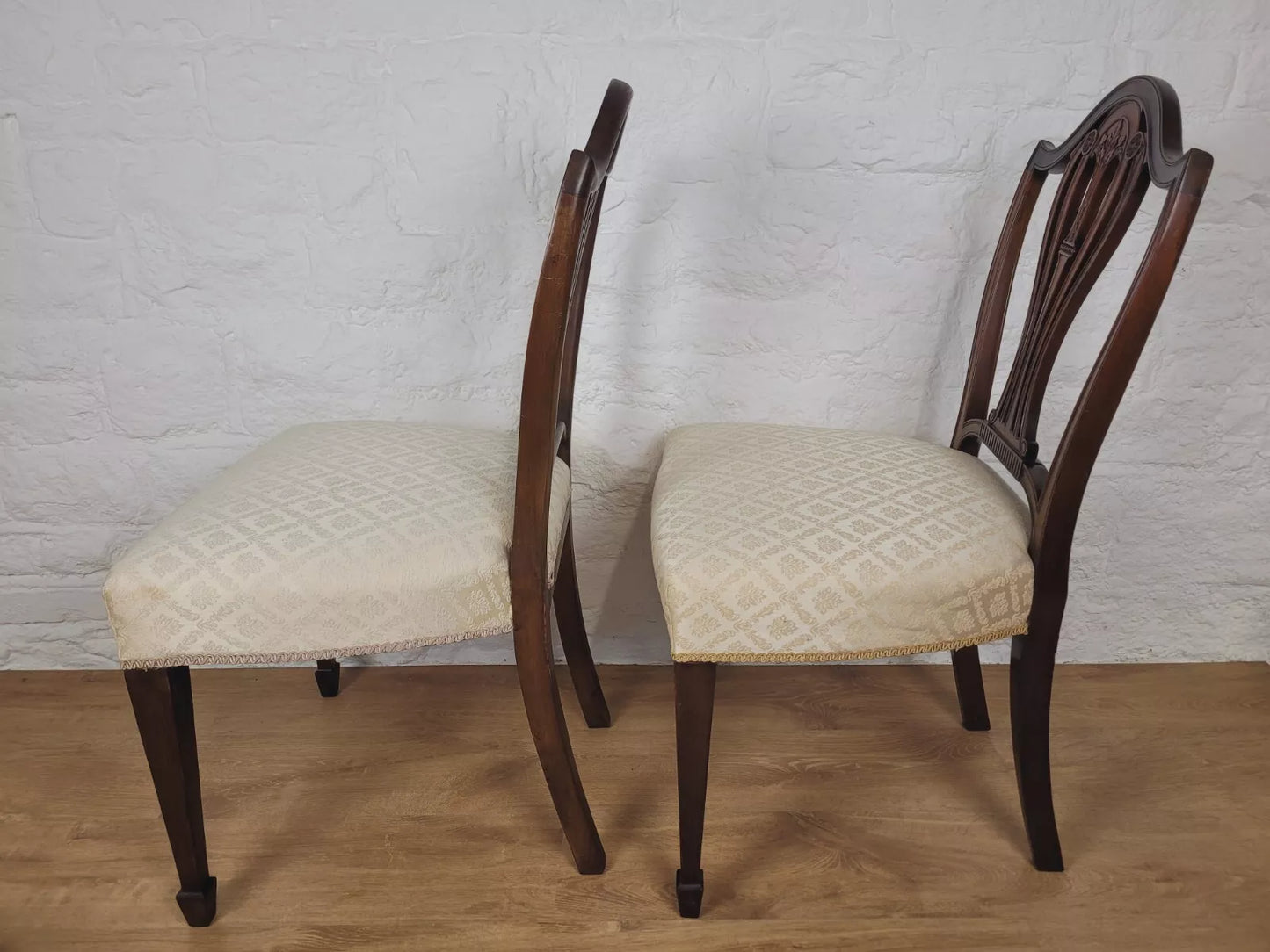 Edwardian Wheatsheaf Dining Chairs Marsh, Jones, Cribbs & Co. Postage Available