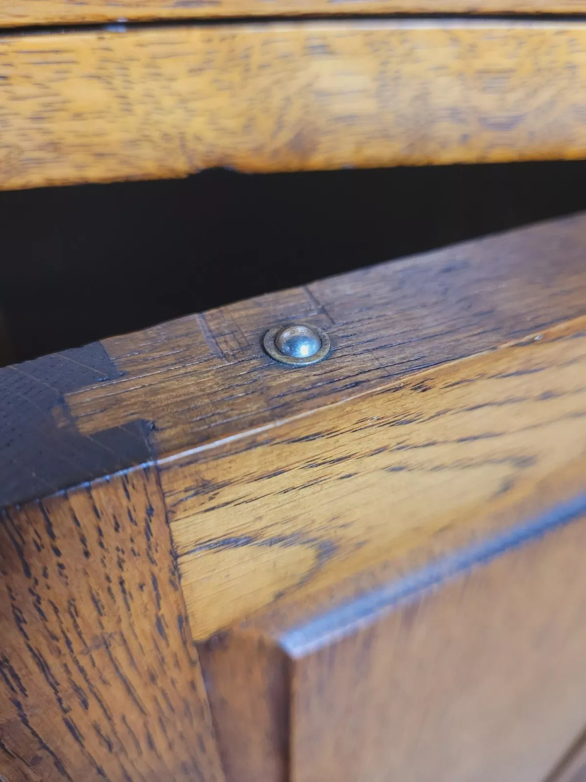 Oak Cupboard Cabinet Blanket Box Early 20th Century Postage Available