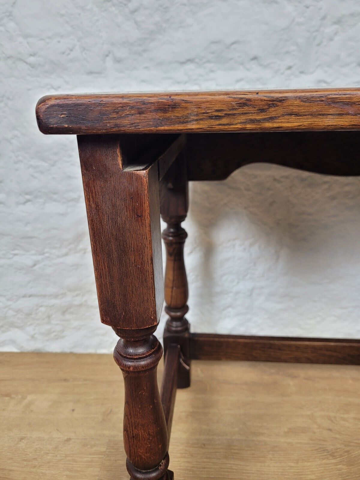 Nest of Tables Oak Vintage Rectangular Postage Available