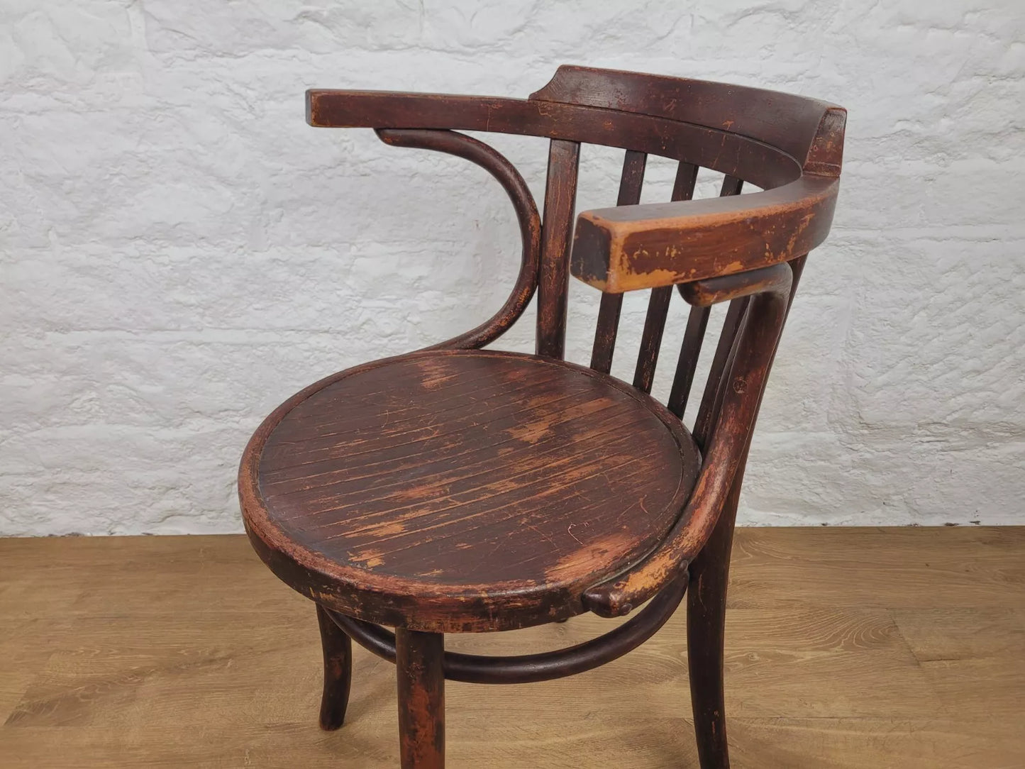 Bentwood Elbow Chair Cafe Bistro Pair Vintage Postage Available