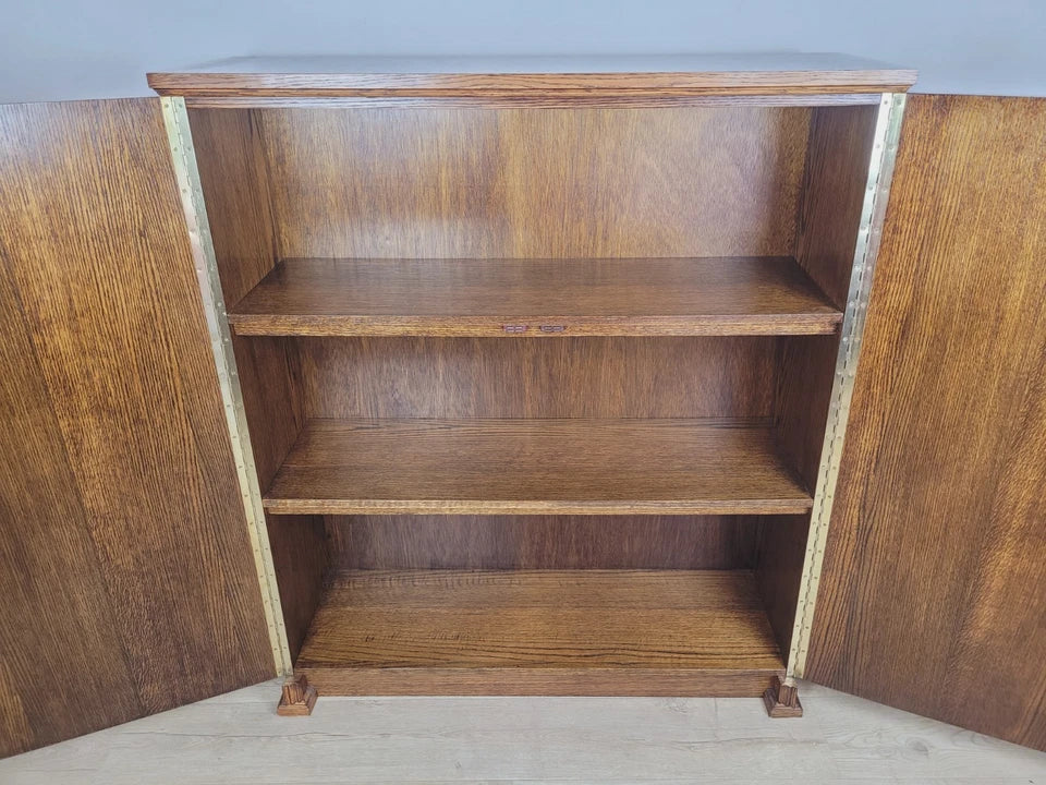 Bedroom Linen Cupboard Vintage Oak Handles Country Rustic Delivery Available