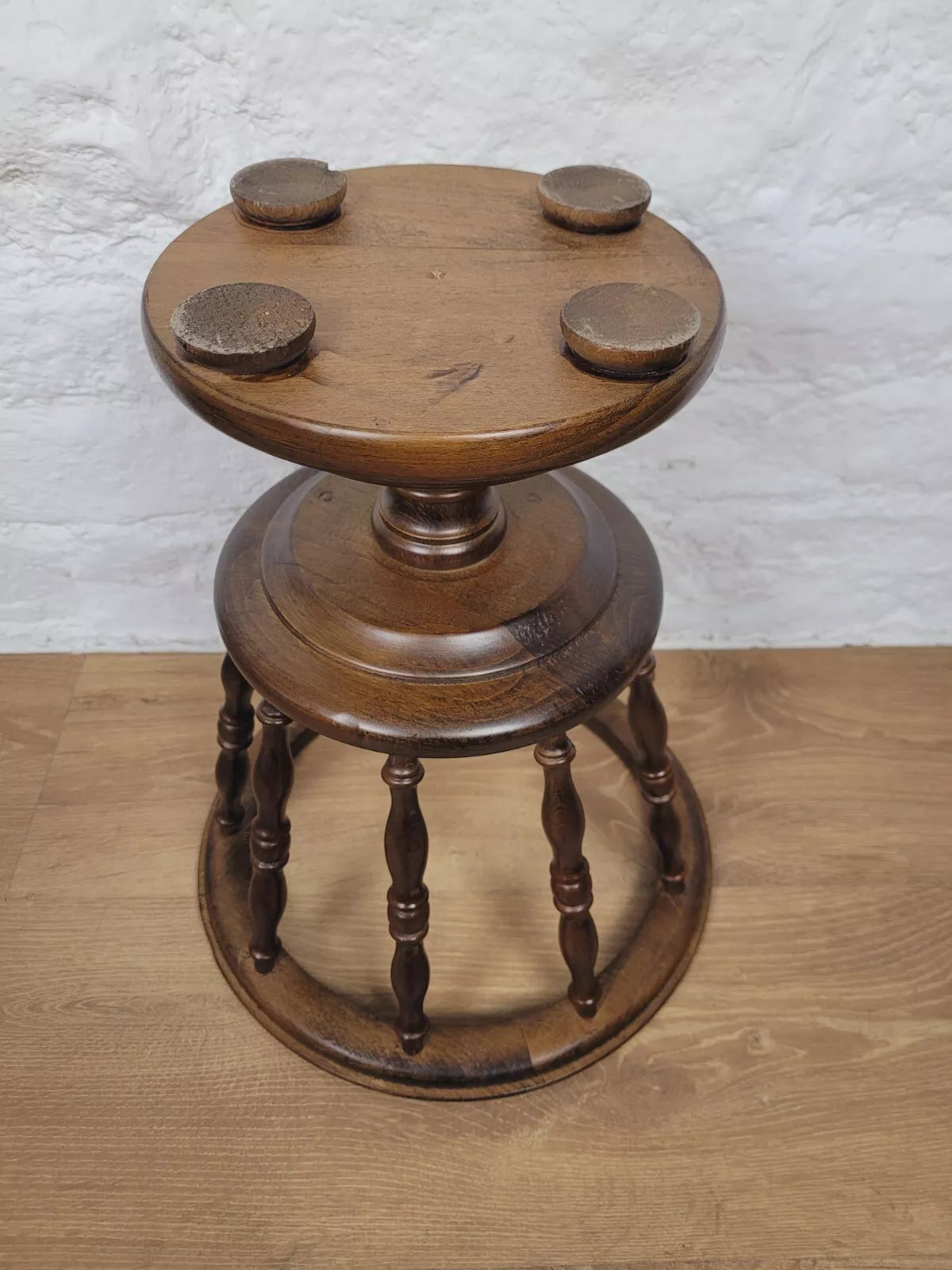 Vintage Wine Cooler 1940's Style Bobbin Turned Mahogany Postage Available