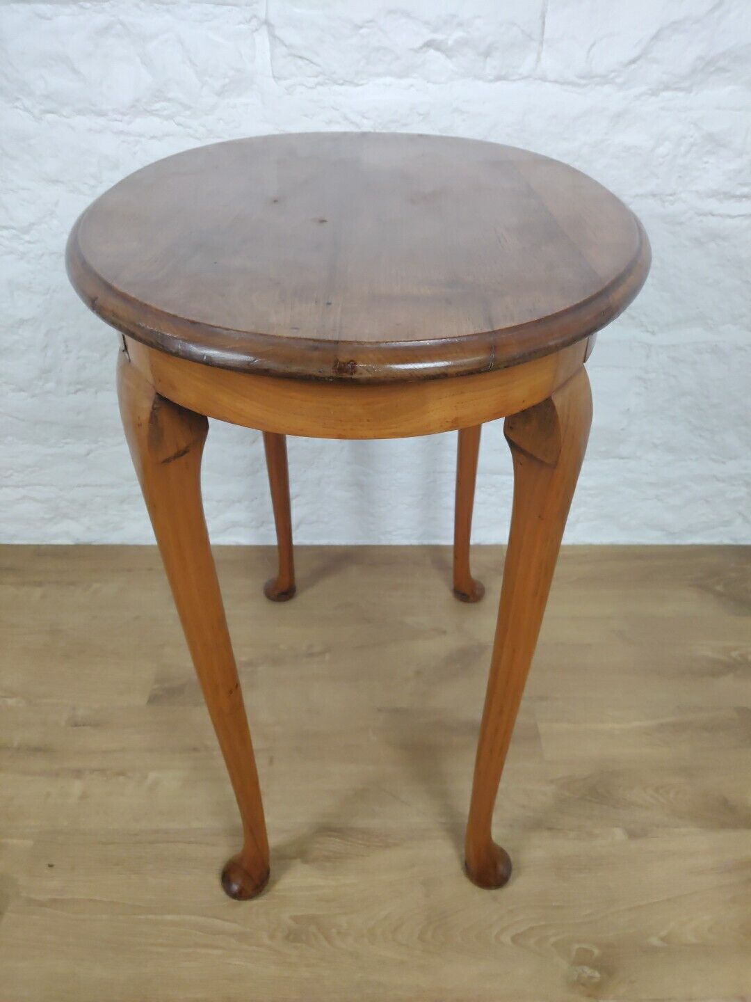 Oval Side Table Oak Queen Anne Window Table Antique Postage Available