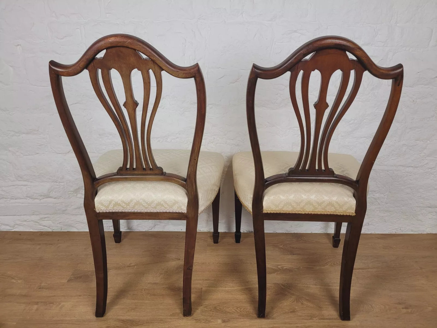 Edwardian Wheatsheaf Dining Chairs Marsh, Jones, Cribbs & Co. Postage Available