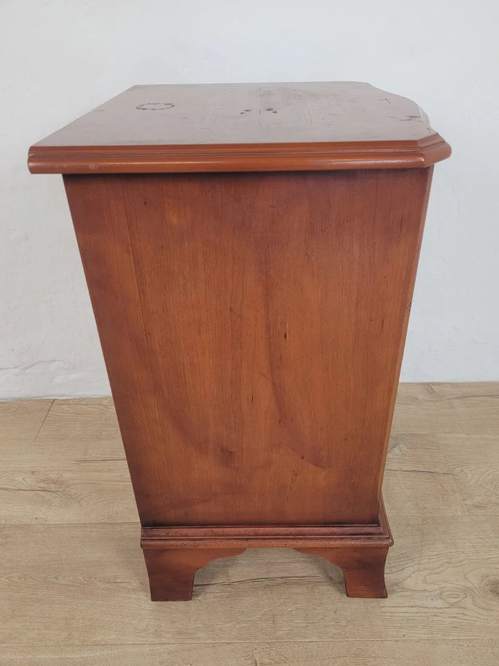 Walnut Chest of Drawers Serpentine Drawers Vintage Postage Available