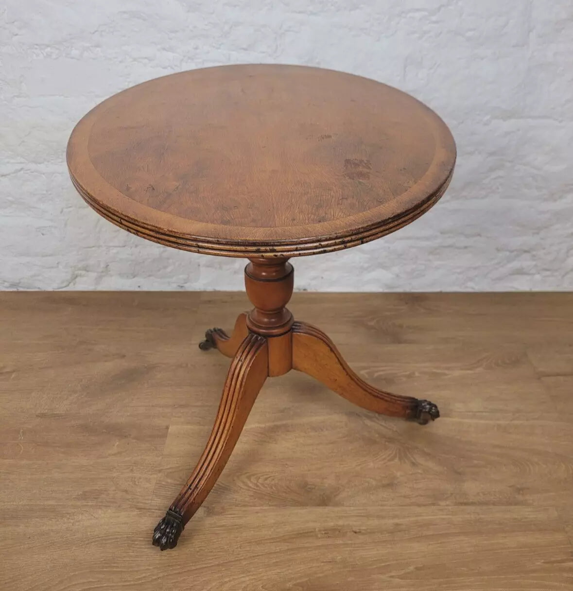 Vintage Oval Coffee Table Castors Mid 20th Century Oak Postage Available