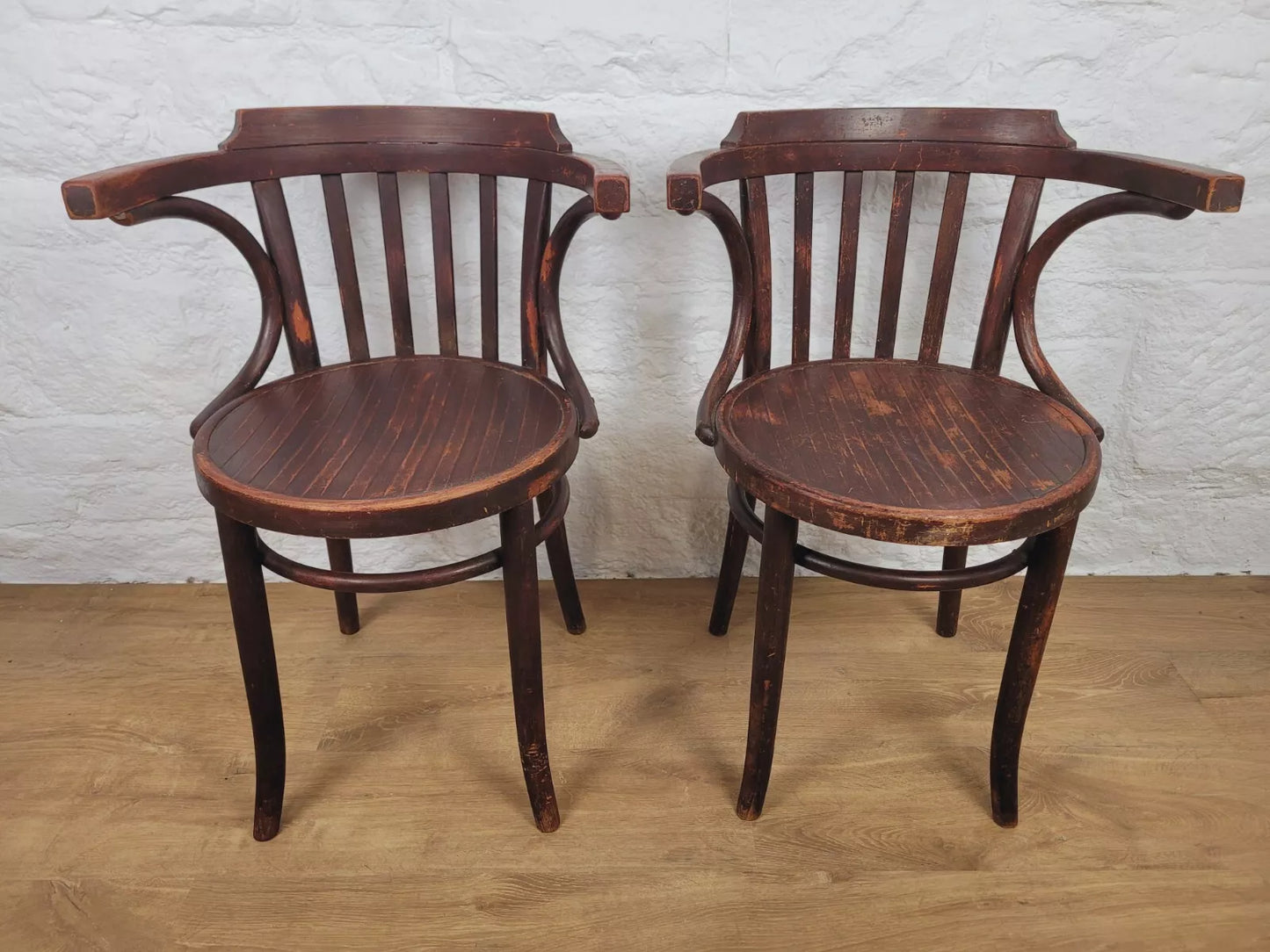 Bentwood Elbow Chair Cafe Bistro Pair Vintage Postage Available