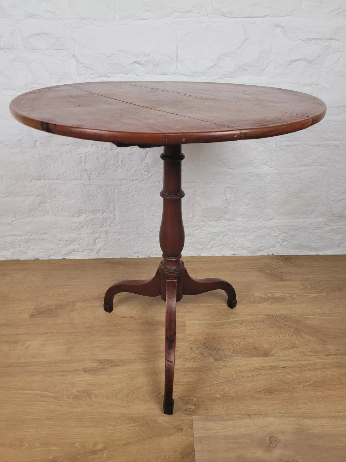 Georgian Tripod Side Table English Circular c.1800 Mahogany Postage Available