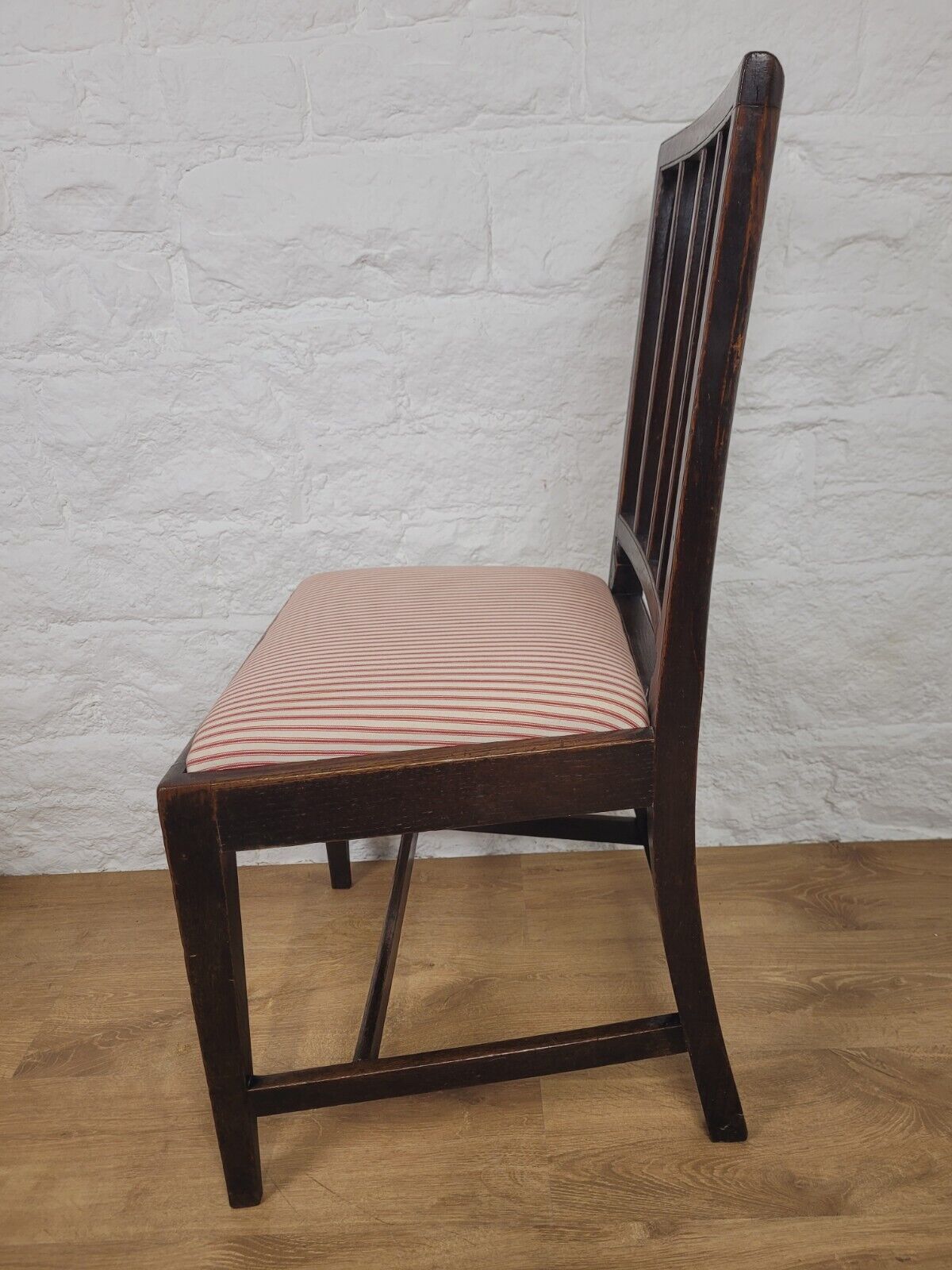 Victorian Bedroom Side Chair Mahogany Carved Upholstered Postage Available