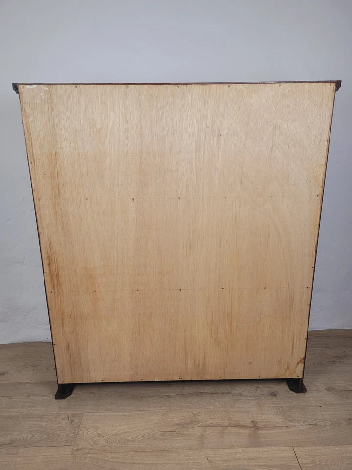 Bedroom Linen Cupboard Vintage Oak Handles Country Rustic Delivery Available