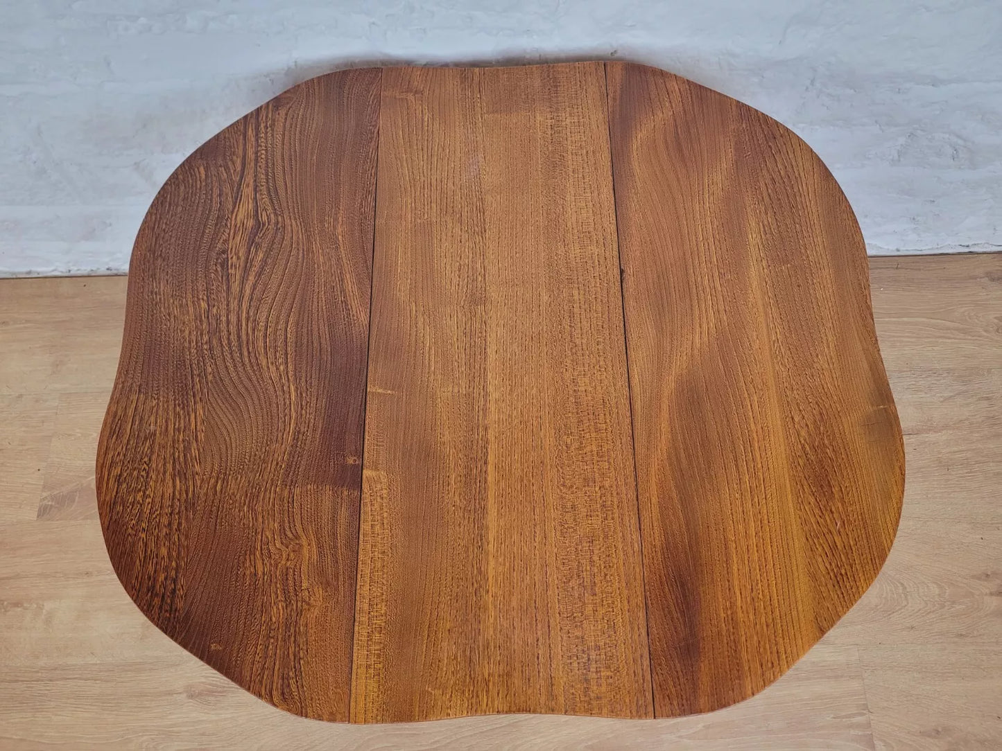 Elm Drop Leaf Table Vintage Mid Century Modern Postage Available