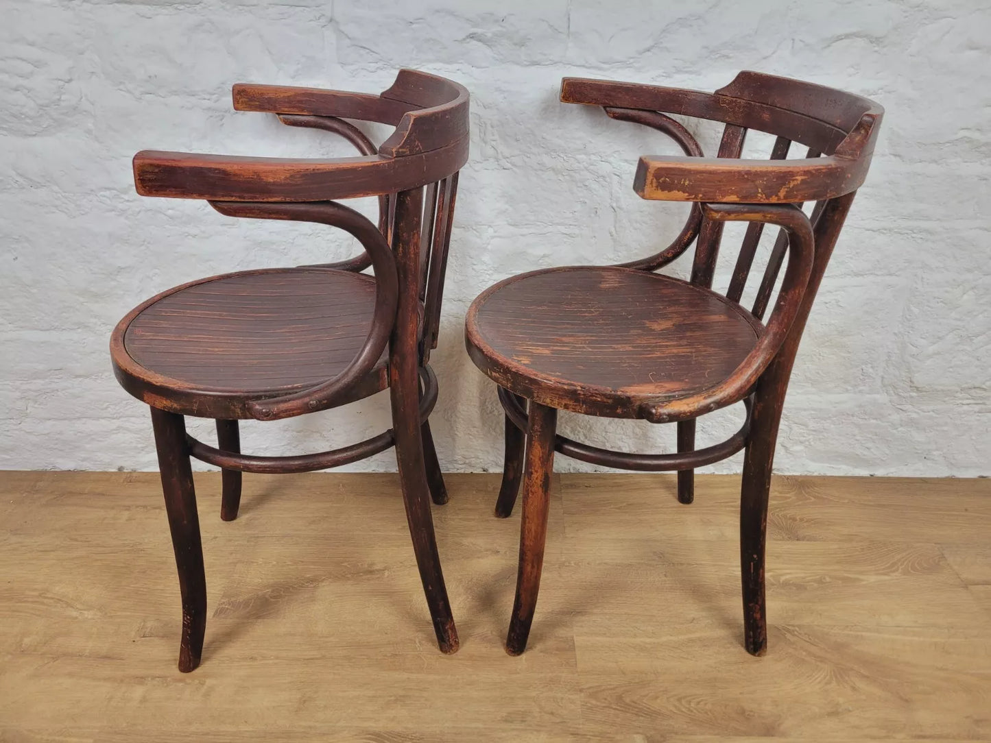 Bentwood Elbow Chair Cafe Bistro Pair Vintage Postage Available